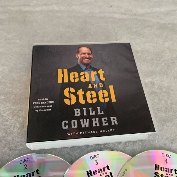 Heart And Steel Bill Cowher Audio Book-8 CD’s - Picture 2 of 4